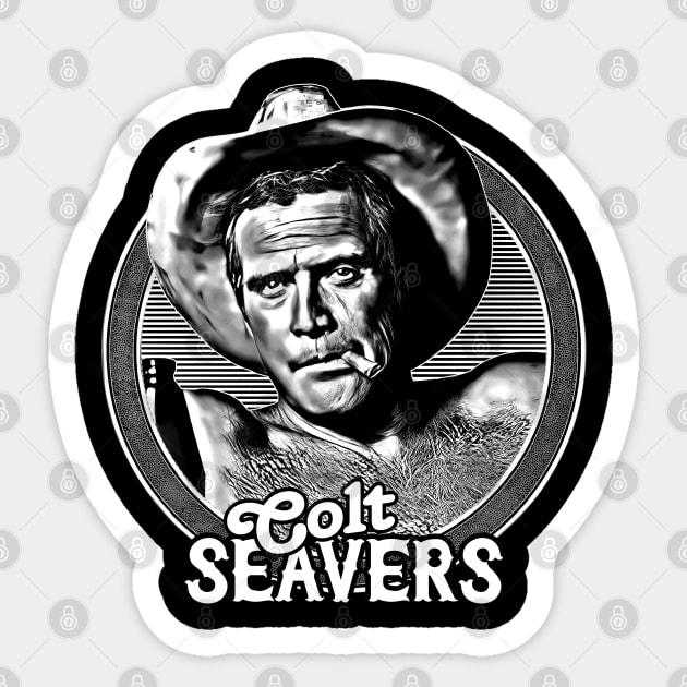 Colt Seavers - 80s Retro Design Sticker by DankFutura